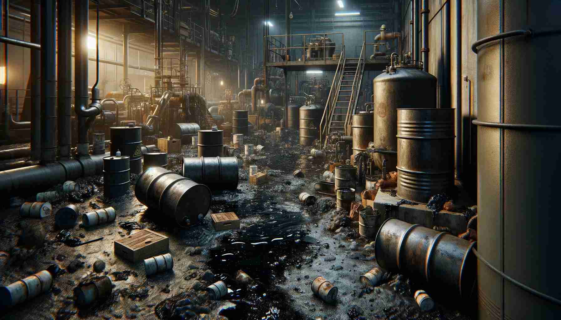 A Realistic Representation of Oil Containing Waste Compressed