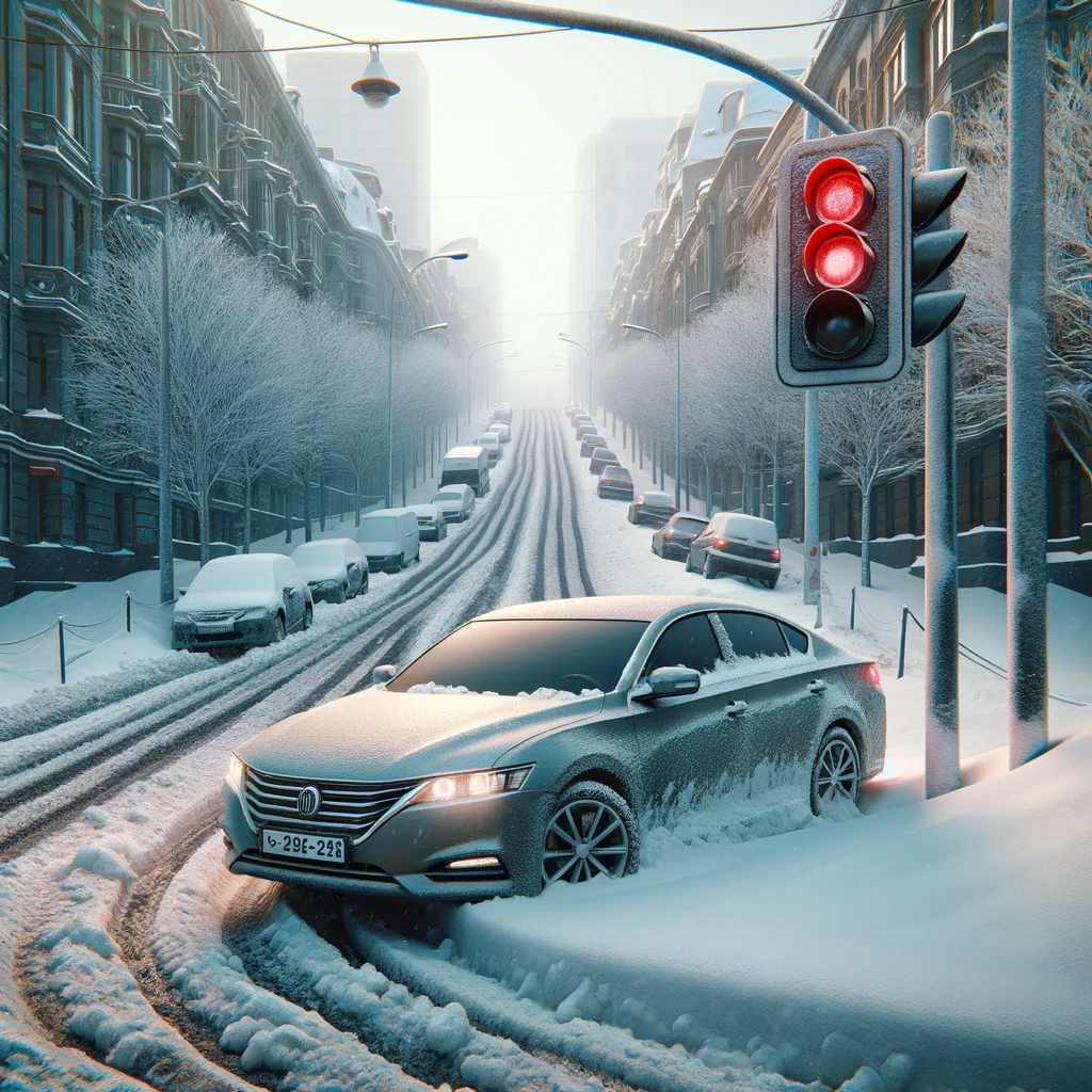 Compressed Car in Winter 5