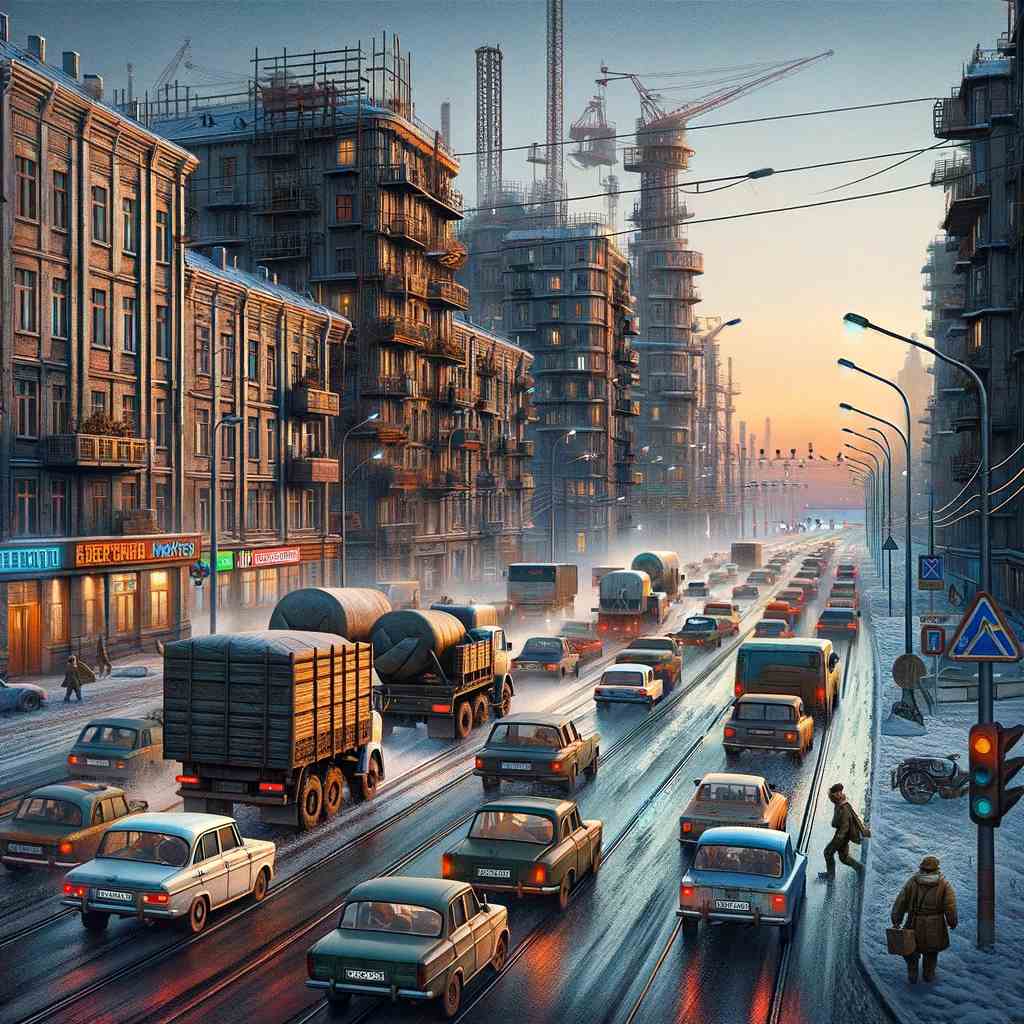 Compressed Car in Winter 3